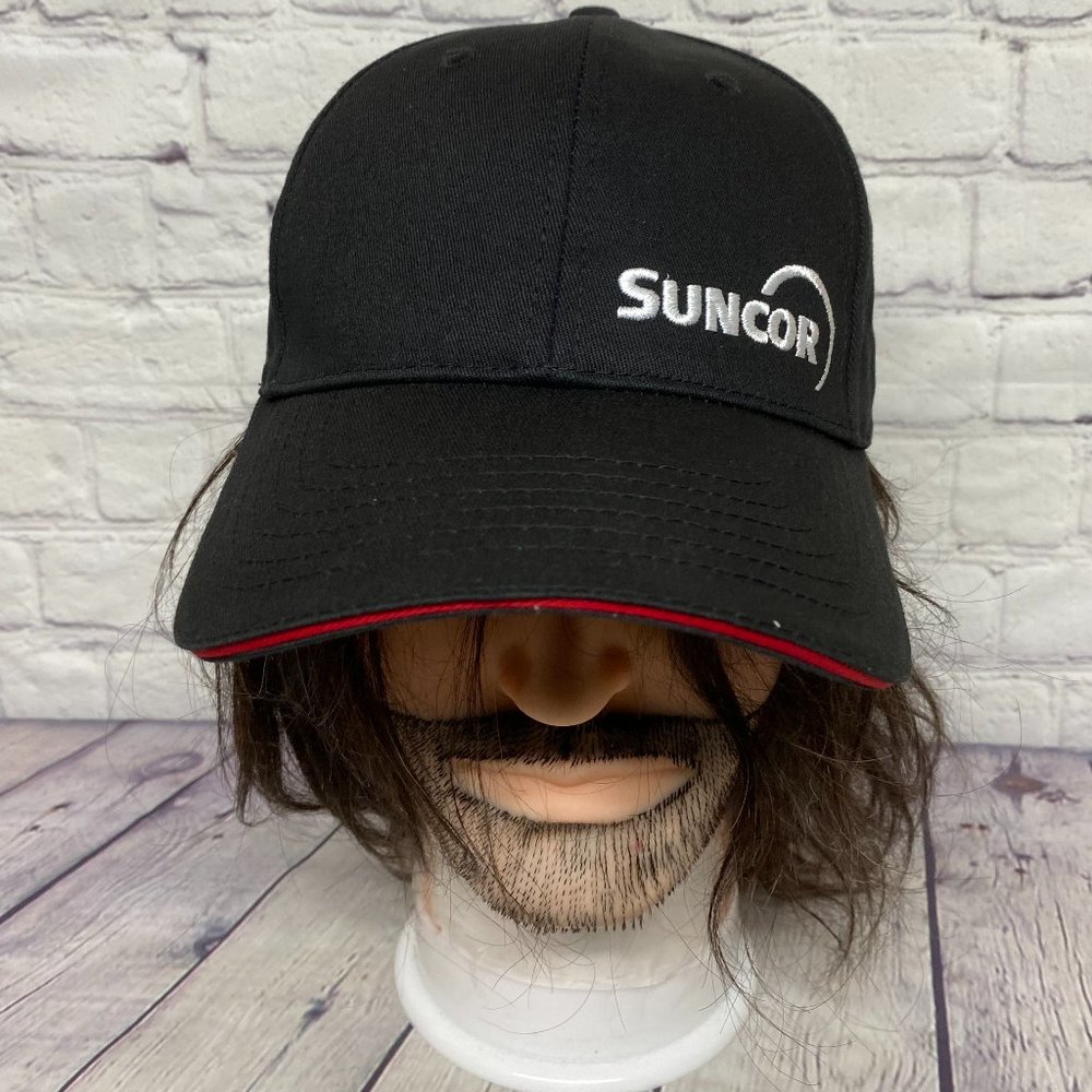 Oilfield Hat Cap Strap Back Black Suncor Christmas 2014 Petroleum Oil & Gas - Picture 1 of 8